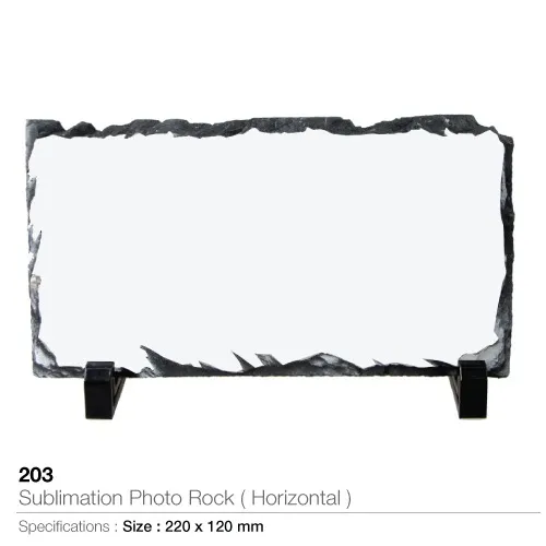 Sublimation Photo Rock Frame With Stand